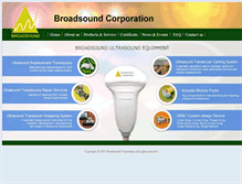 Tablet Screenshot of broadsound.com.tw